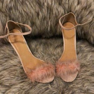 ASOS Baby Pink Heeled Sandals